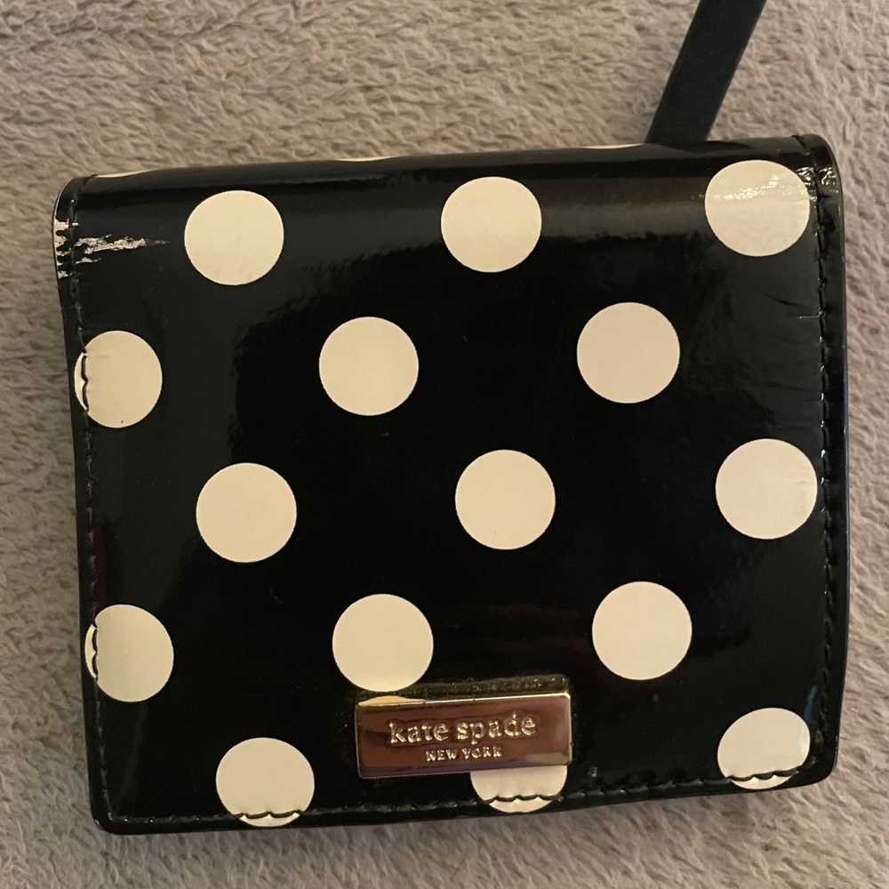 Polka dot Kate Spade wallet